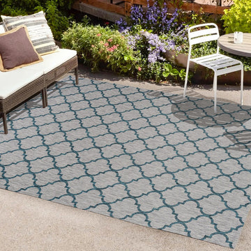 Arabesque Ogee Trellis Indoor/outdoor Area Rug